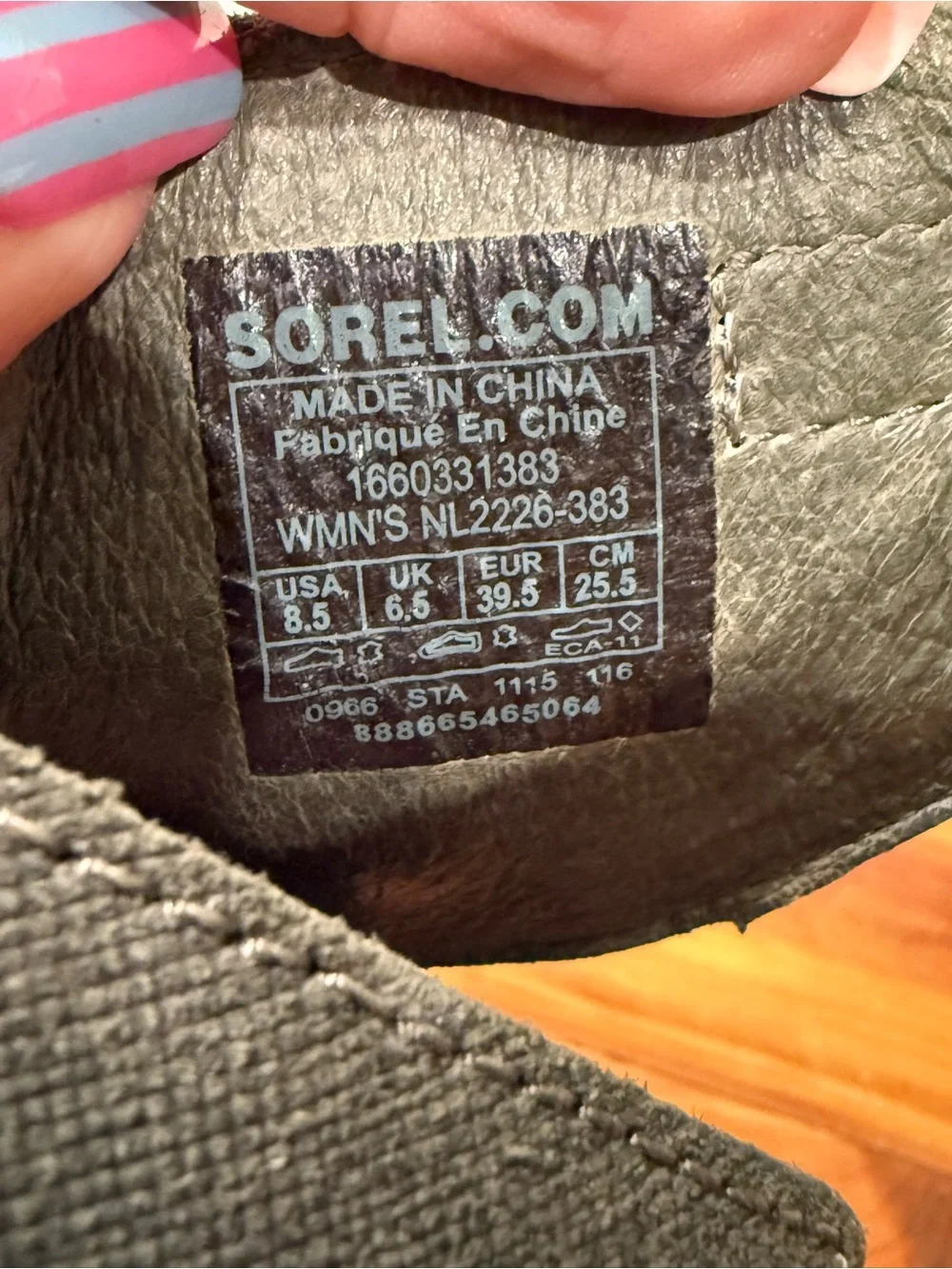 Sorel Joanie Olive Green Wedge Sandals